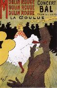 Henri de toulouse-lautrec La Goulue,Dance at the Moulin Rouge oil painting picture wholesale